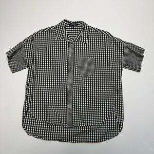Madewell Black and White Gingham Men's Shirt